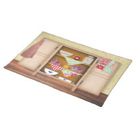 Vintage Cupboard Placemat