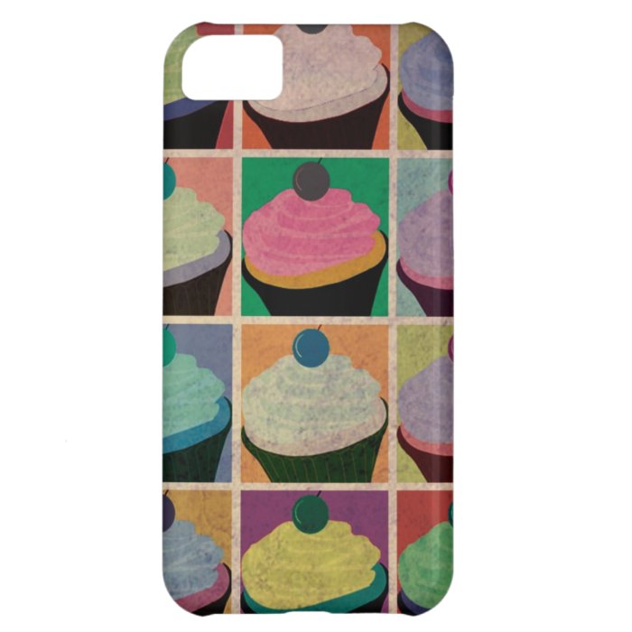 Vintage Cupcakes iPhone Case Case For iPhone 5C