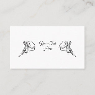 Vintage Cupid and Arrow Love Cherub Angel Business Card