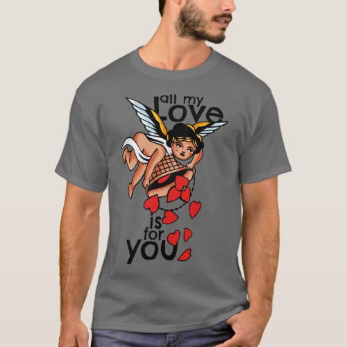 Vintage Cupid Bring Love to You T_Shirt