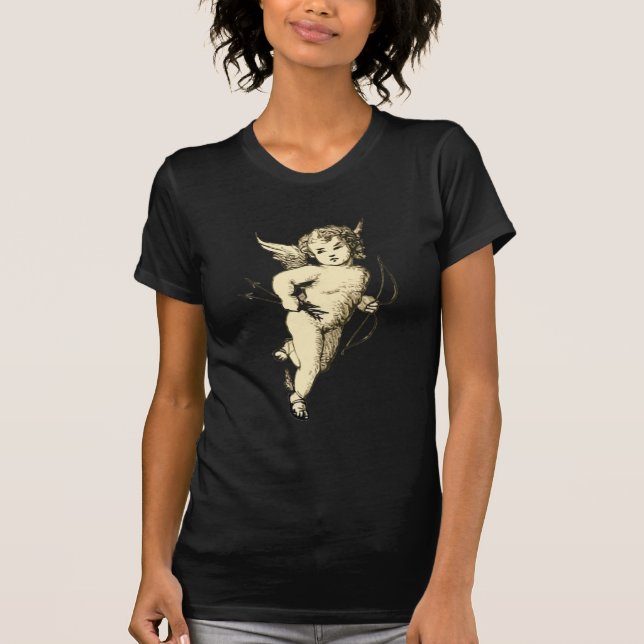 Vintage Cupid Illustration T-Shirt (Front)