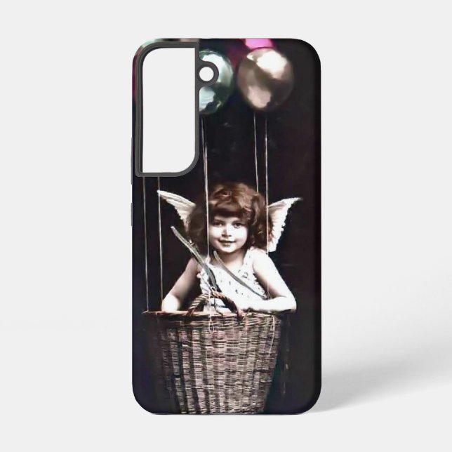 Vintage Cupid Samsung Galaxy Case (Back)