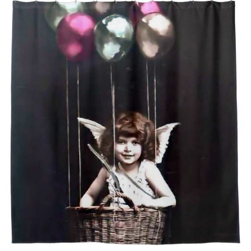 Vintage Cupid Shower Curtain
