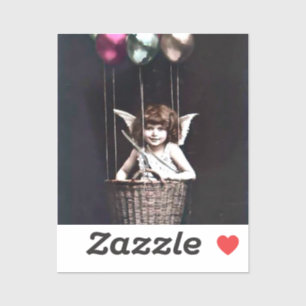 Vintage Cupid Sticker