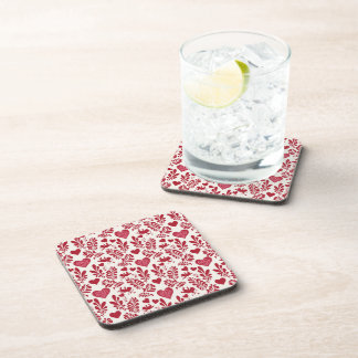 Vintage Cupid Wallpaper Beverage Coaster