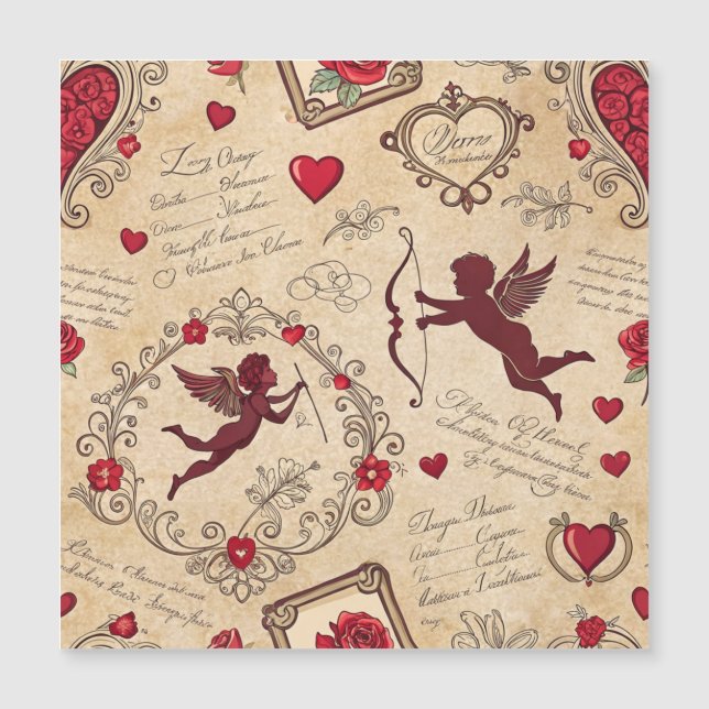 Vintage Cupid's Romantic Pattern (2) (Front)