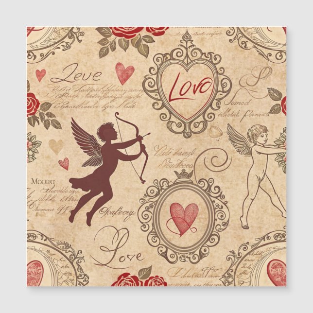Vintage Cupid's Romantic Pattern (3) (Front)