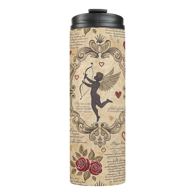 Vintage Cupid's Romantic Pattern (9) Thermal Tumbler (Front)
