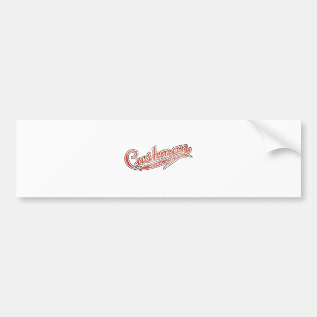 Vintage Cushman Designs Bumper Sticker (Front)