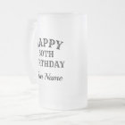 Vintage custom beer mug gift for men's Birthday