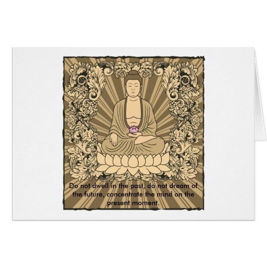 Vintage Custom Buddha Cards (Front Horizontal)
