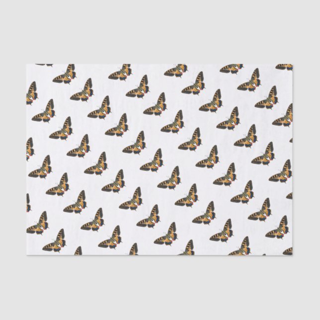 Vintage Custom Butterflies Tissue Paper (Front)