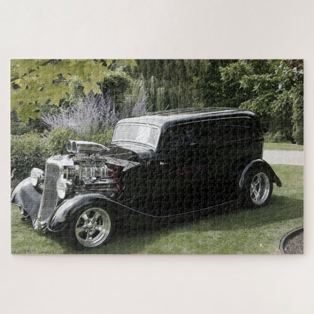 vintage custom car puzzle (Horizontal)