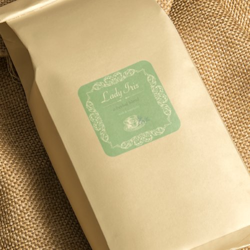 Vintage custom herbal tea label