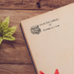 Vintage Custom Library Books  Self-inking Stamp<br><div class="desc">This lovely vintage template designed by JVNO,  is the ideal choice for anyone looking for a custom stamp to personalize the library books. 
 Make your own gorgeous stamp "from the library of" pressing the personalize button,  replace the name with yours and make this stamp unique to you!</div>