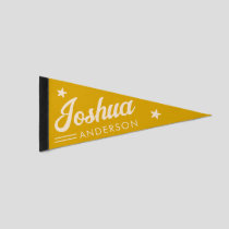 Vintage Custom Name Kids Wall Decoration   Pennant Flag