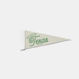 Vintage Custom Text Pennant Flag, Personalized Wal Flag