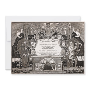 Vintage Customizable Creepy Invitation