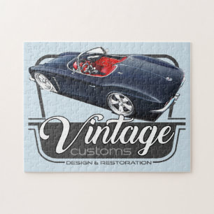 Vintage Customs Corvette Jigsaw Puzzle