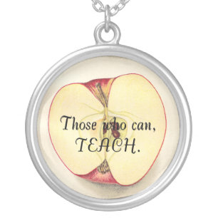 Vintage Cut Apple Necklace
