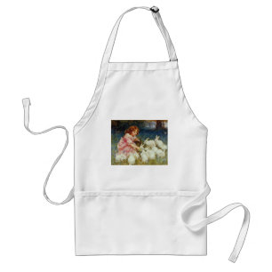 Vintage Cute Animal Easter  Adult Apron