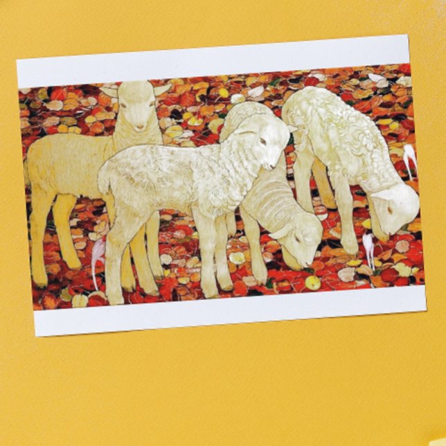 Vintage Cute Animal Easter  Holiday Card (Creator Uploaded)
