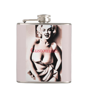 Vintage Cute Blonde Thunder_Cove  Flask