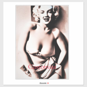 Vintage Cute Blonde Thunder_Cove Sticker