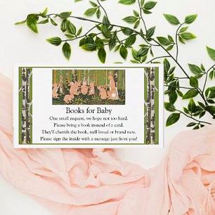 Vintage Cute Bunny Children Enclosure Card