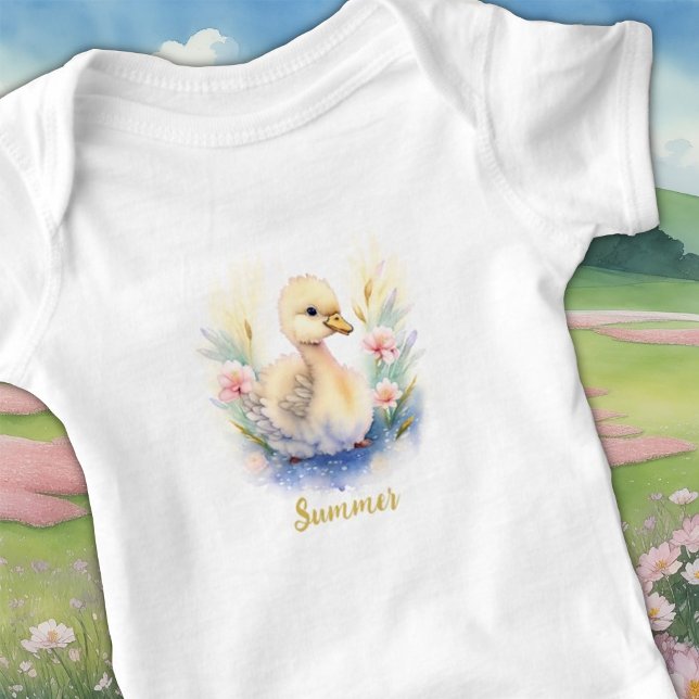 Vintage Cute Ducky  Baby Bodysuit (Creator Uploaded)