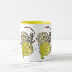 Vintage Cute Fantasy Butterfly Fairy with Wings Mug