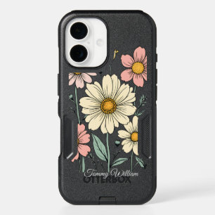 Vintage Cute Retro Groovy Hippie Flowers iPhone 16 Case