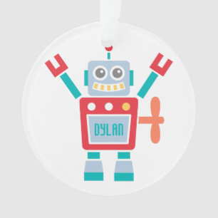 Vintage Cute Robot Toy For Kids Room Ornament