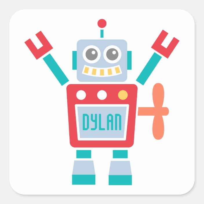 square robot toy