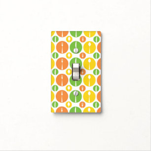 Vintage Cutlery Pattern Light Switch Cover