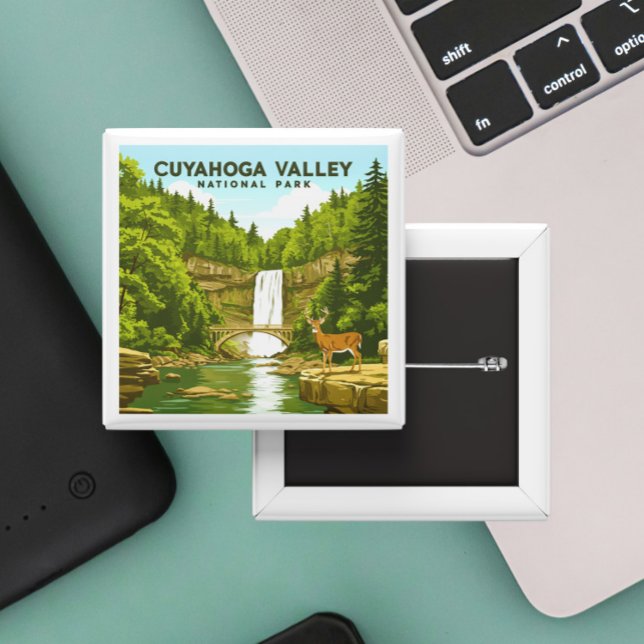 Vintage Cuyahoga Valley National Park  Button (Creator Uploaded)