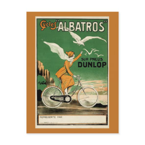 Vintage Cycles Albatros Postcard