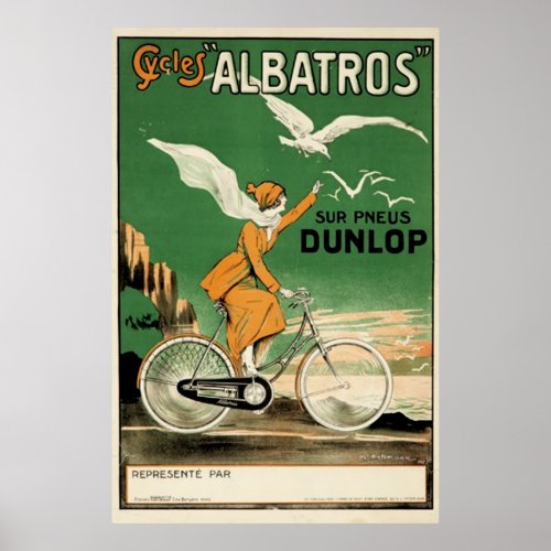 Vintage Cycles Albatros Poster