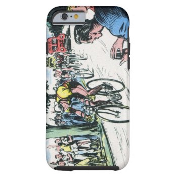 Vintage Cycling Tough Iphone 6 Case by Kinder_Kleider at Zazzle