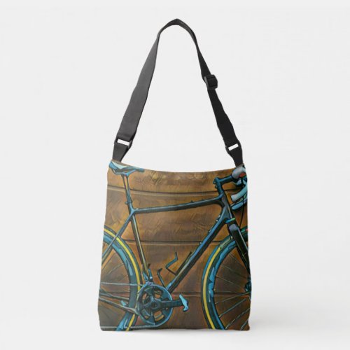 Vintage cycling gifts  mountain bike gifts crossbody bag