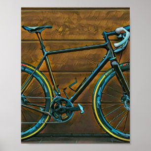Vintage cycling gifts   mountain bike gifts poster