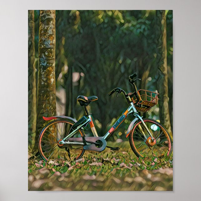 vintage cycling gifts poster (Front)