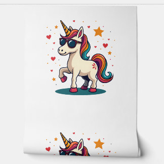 Vintage Dabbing Unicorn Rainbow Sunglasses Retro C Wallpaper