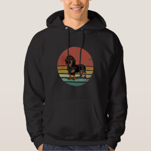 Vintage Dachshund Dog Dog Lover Mom Dad Hoodie