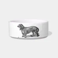 Dachshund / Sausage Dog Ceramic Food / Water Bowl 