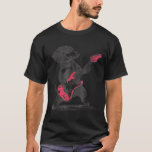 Vintage Dachshund Playing Guitar Weenie Rock And R T-Shirt