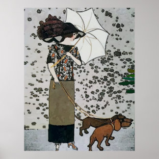 Vintage Dachshund Poster