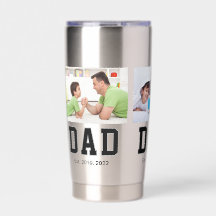 Vintage Dad Established Black Text 3 Photo