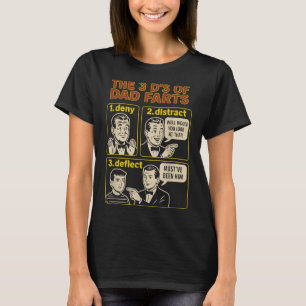 Vintage Dad Fart Funny Fathers Day Farting Humor G T-Shirt