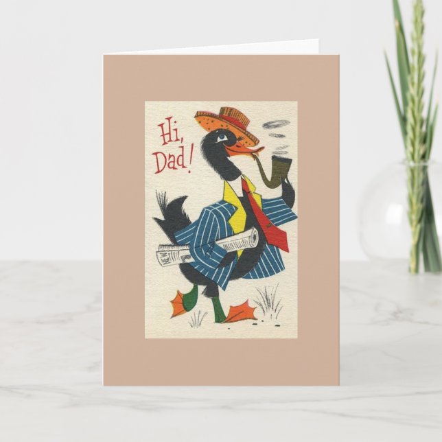 Vintage Dad Father's Day Card (Front)